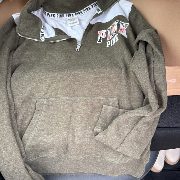 2 PINK XS quarter zip jackets - Picture 3 of 4